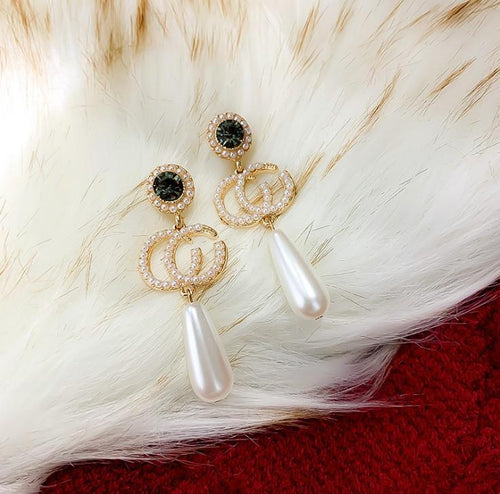 925 Silver Needle French Retro Pearl Earrings – Everyday Gifts — 2