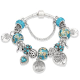 Painted leaf flower bracelet – Jewelry Gift Ideas — 5