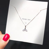 Mermaid Tail S925 Sterling Silver Necklace – Jewelry Gift Ideas — 4