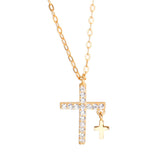 Ladies Sterling Silver Cross Zircon Necklace – Jewelry Gift Ideas — 4