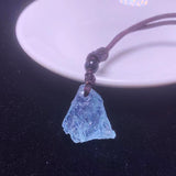 Natural Aquamarine Rough Stone Pendant – Jewelry Gift Ideas — 1