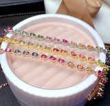 Rainbow Faux Natural Candy Tourmaline Bracelet – Jewelry Gift Ideas — 3