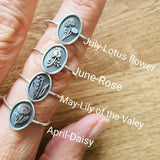 Fashion Personality December Flower Ring – Stylish Gifts — 8