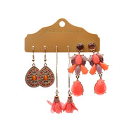 Simple Small Clear Alloy Earrings Retro Set – Thoughtful Gifts — 3