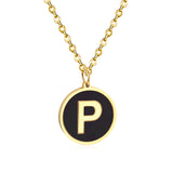 Golden English alphabet pendant – Jewelry Gift Ideas — 16