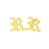 Ancient English Alphabet Stainless Steel Earrings – Thoughtful Gifts — 2