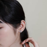 Sterling Silver Platinum Plated Full Zirconium – Thoughtful Gifts — 5