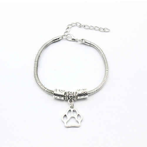 Animal Charm Alloy Dog Paw Bracelet – Jewelry Gift Ideas — 1