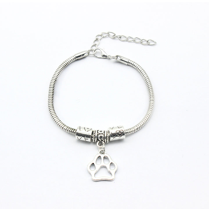 Animal Charm Alloy Dog Paw Bracelet – Jewelry Gift Ideas — 1
