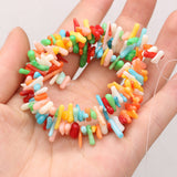 Irregular Beading Of Colorful Coral – Holiday Gift Ideas — 5