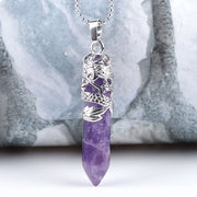 Tribal Totem Dragon Shape Natural Stone Pendant – Jewelry Gift Ideas — 6