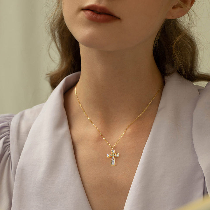 Cross Necklace High-grade Inlaid Full Diamond – Jewelry Gift Ideas — 1