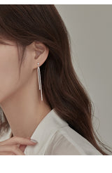 Fine Tassel Ear Wire Female Tide Niche – Gifts for Her — 4