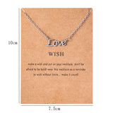 Stainless Steel English Word Letter Love Pendant – Jewelry Gift Ideas — 6