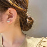 Trendy Women's Niche High-end Silver Tassel Earrings – Gifts for Her — 3