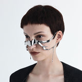 Niche Design Shaped Fluid Lip Ring Face Ornament Earrings – Gift Ideas — 4