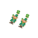 Irish Carnival Green Elf Earrings – Unique Gift Ideas — 5