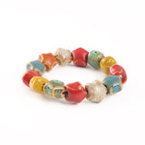 Colorful Volcanic Stone Ceramic Bracelet – Jewelry Gift Ideas — 10