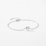 S925 Silver Sweet Girl Heart-shaped Bracelet – Jewelry Gift Ideas — 6