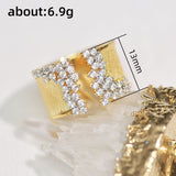 Women's Luxury Micro Set Zircon Ring – Gifts for Her — 3