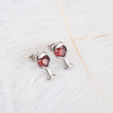 Wine glass earrings – Birthday Gifts — 3