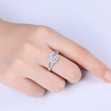 Highlight S925 Sterling Silver Inlaid Moissanite Ring – Stylish Gifts — 3