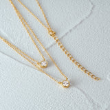 S925 Sterling Silver Double-layer Necklace – Jewelry Gift Ideas — 9