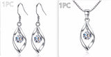 Zircon Reduction Silver Earrings – Stylish Gifts — 6