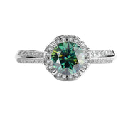Sterling Silver Moissanite Bridal Bouquet Ring – Gift Ideas — 9