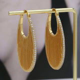 18K Gold & Small Medium And Large Brass Zircon – Unique Gift Ideas — 3