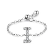 Letter Chain Ring Female Fashion Niche Design Love – Stylish Gifts — 12