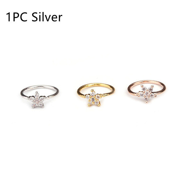 1 Pcs 0.8x8mm Nose Piercing Body Jewelry Part – Jewelry Gift Ideas — 2