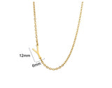 Women's 26 Initial Letter Necklace Simple – Jewelry Gift Ideas — 14
