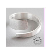 Vintage Silver Color Metal Punk Letter Rings Design – Stylish Gifts — 5