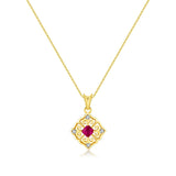 S925 Sterling Silver Retro Diamonds Necklace – Jewelry Gift Ideas — 5