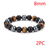 Tiger Eye Stone Bracelet Natural Stone Bracelet – Jewelry Gift Ideas — 14