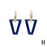 Geometric Triangle Earrings Women's Personality – Stylish Gifts — 2