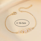 Diamond Flower Leaf Bracelet Niche Temperament – Jewelry Gift Ideas — 2