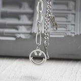 Smiley Rhinestones Victory Gesture Bracelet – Jewelry Gift Ideas — 4