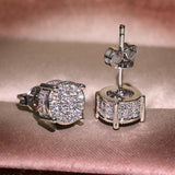 Hot Selling Four Claw Round Zircon Earrings For Women – Gifts for Her — 8