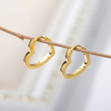 Cross-border Simple Heart Earrings Love – Gifts for Couples — 7