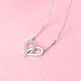 Heart-shaped Necklace Inlaid With a Hollow Simple – Jewelry Gift Ideas — 4