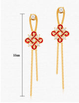 Women's Fashionable Long Drop Earrings – Gifts for Her — 2