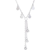 Diamond Wafer Tassel Necklace Simple Design – Jewelry Gift Ideas — 5