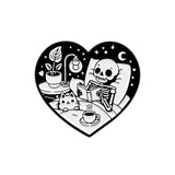 Ornament Accessories Alloy Skull Cat Witch Brooch – Stylish Gifts — 4