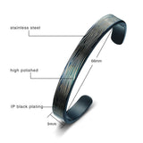 Stainless steel striped bracelet – Jewelry Gift Ideas — 3