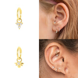 Nose Ring Bee Geometric Diamond Ear Cuff – Small Gift Ideas — 3