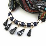 Acrylic Water Drop Beads Necklace Pendant Women's – Jewelry Gift Ideas — 14