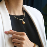 Nanyang Golden Pearl Pendant – Jewelry Gift Ideas — 1