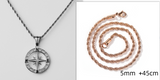 Stainless Steel Compass Circular Necklace – Jewelry Gift Ideas — 6